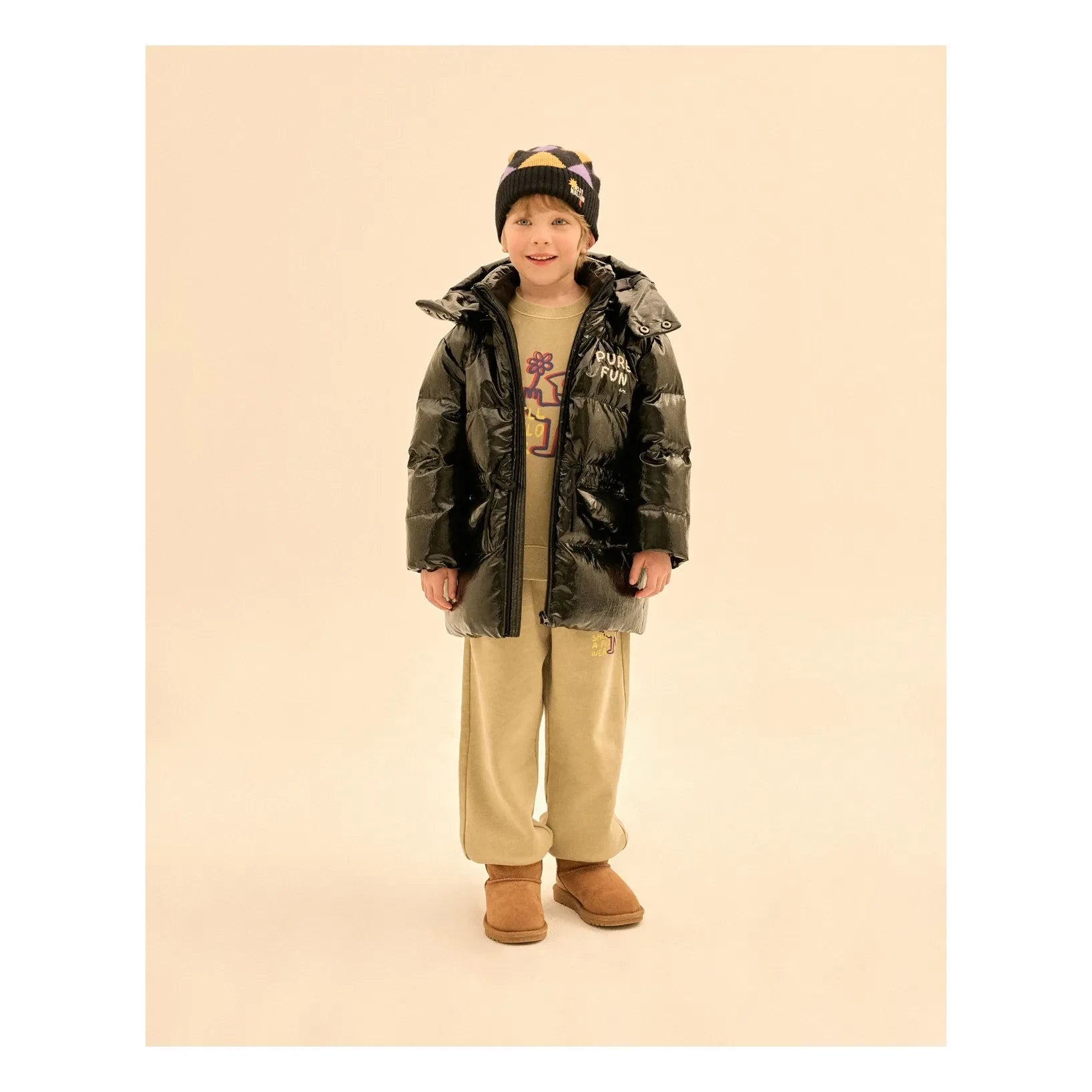 Jelly Mallow - Pure Fun Abrigo acolchado | Negro