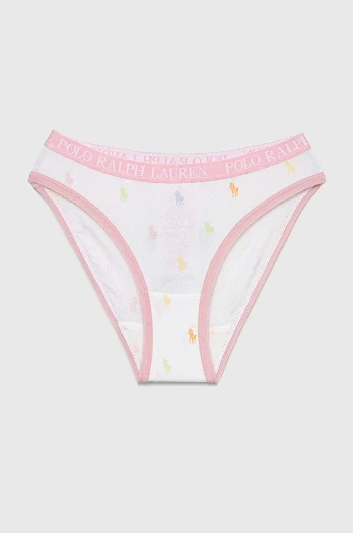 Polo Ralph Lauren Braguita de bikini para niña (paquete de 3)