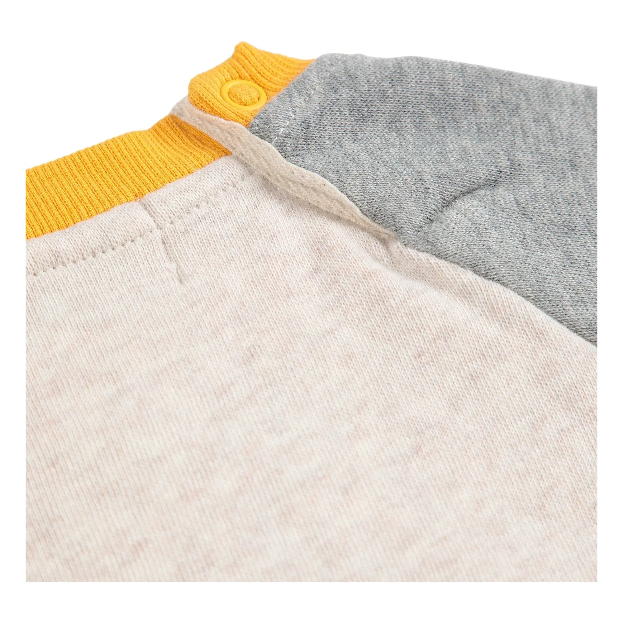 Bobo Choses - Sudadera de algodón orgánico Clover con bloques de color | Beige