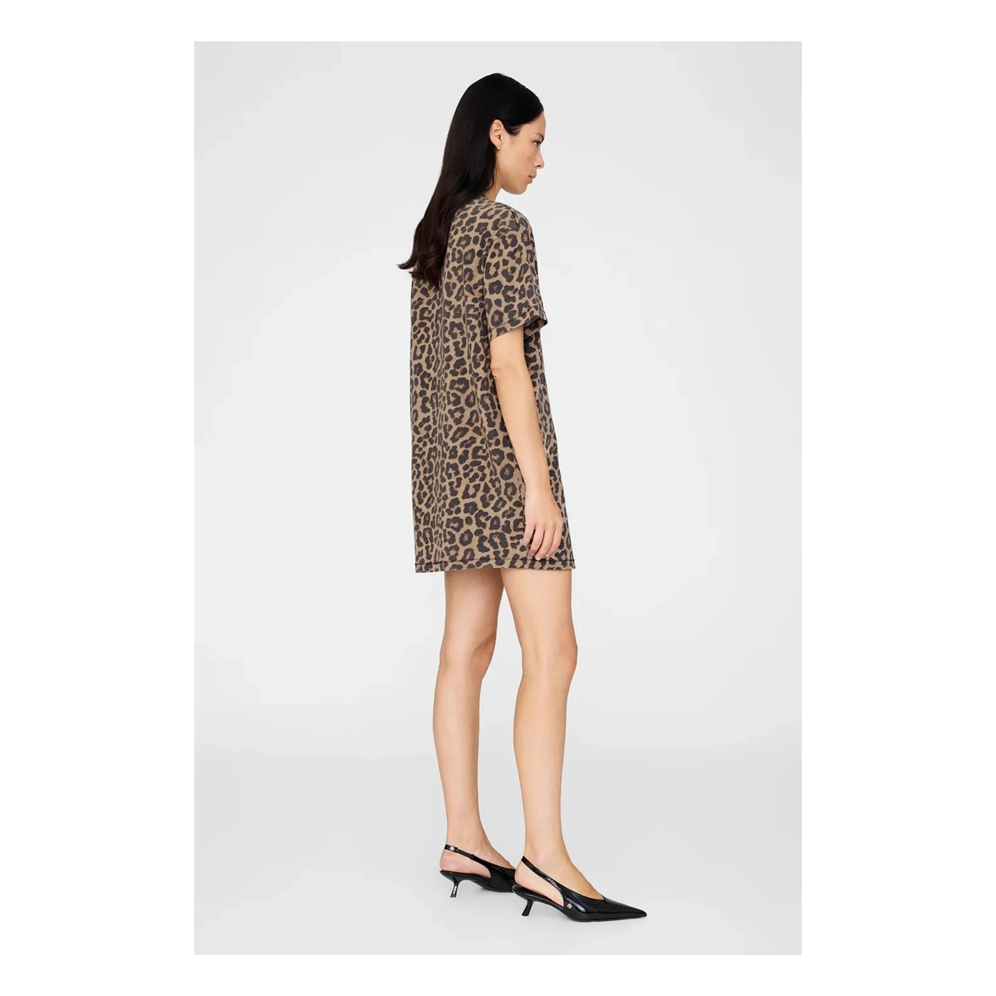 Anine Bing - Vestido Beth Leopardo | Marrón