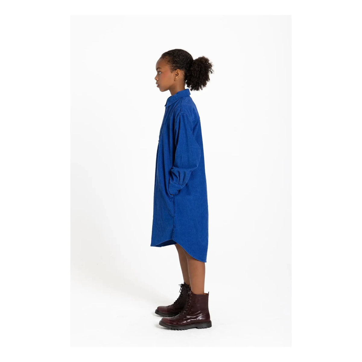 Smallable Kid - Vestido camisero Silva | Azul eléctrico
