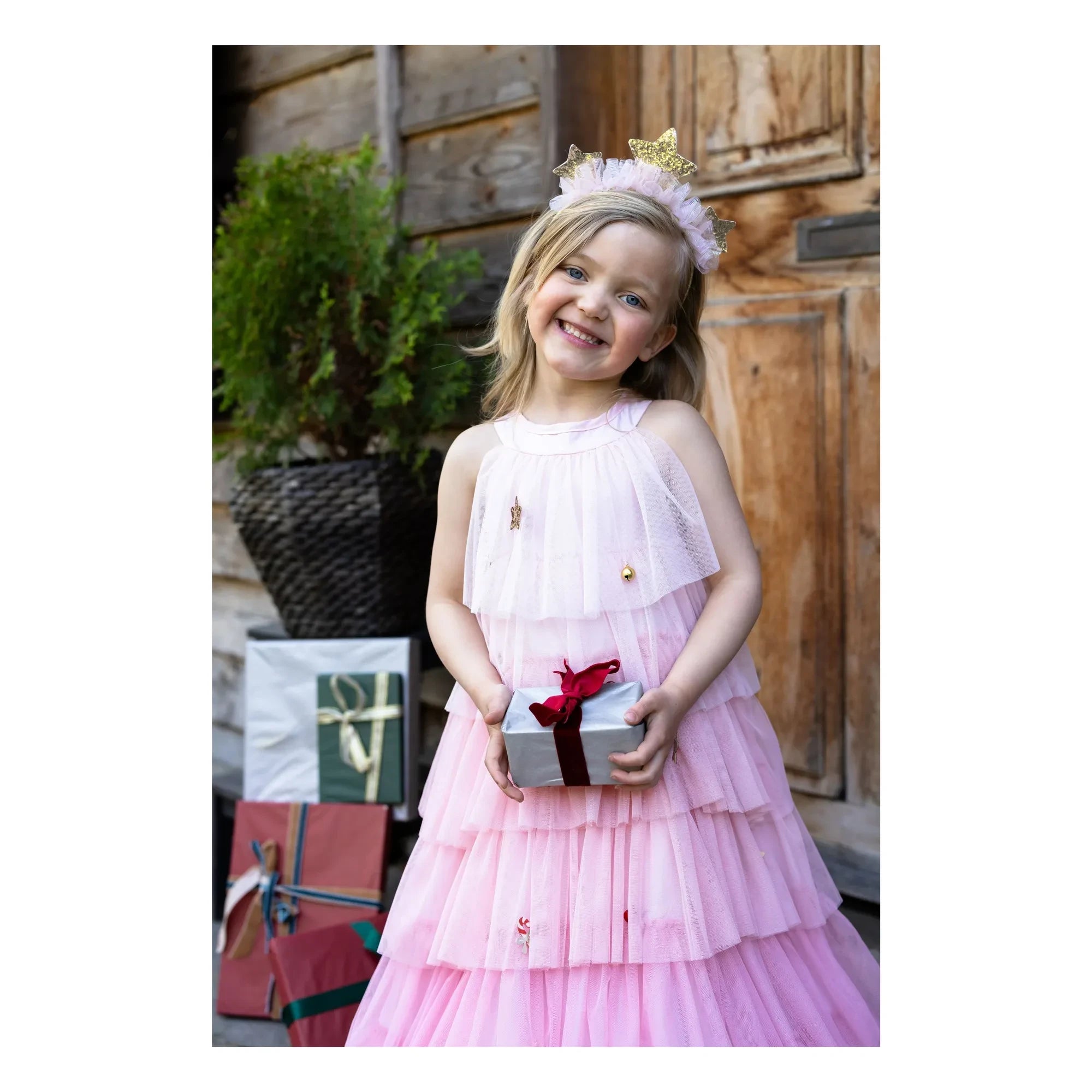 Great Pretenders - Vestido de árbol de Navidad con diadema | Rosa