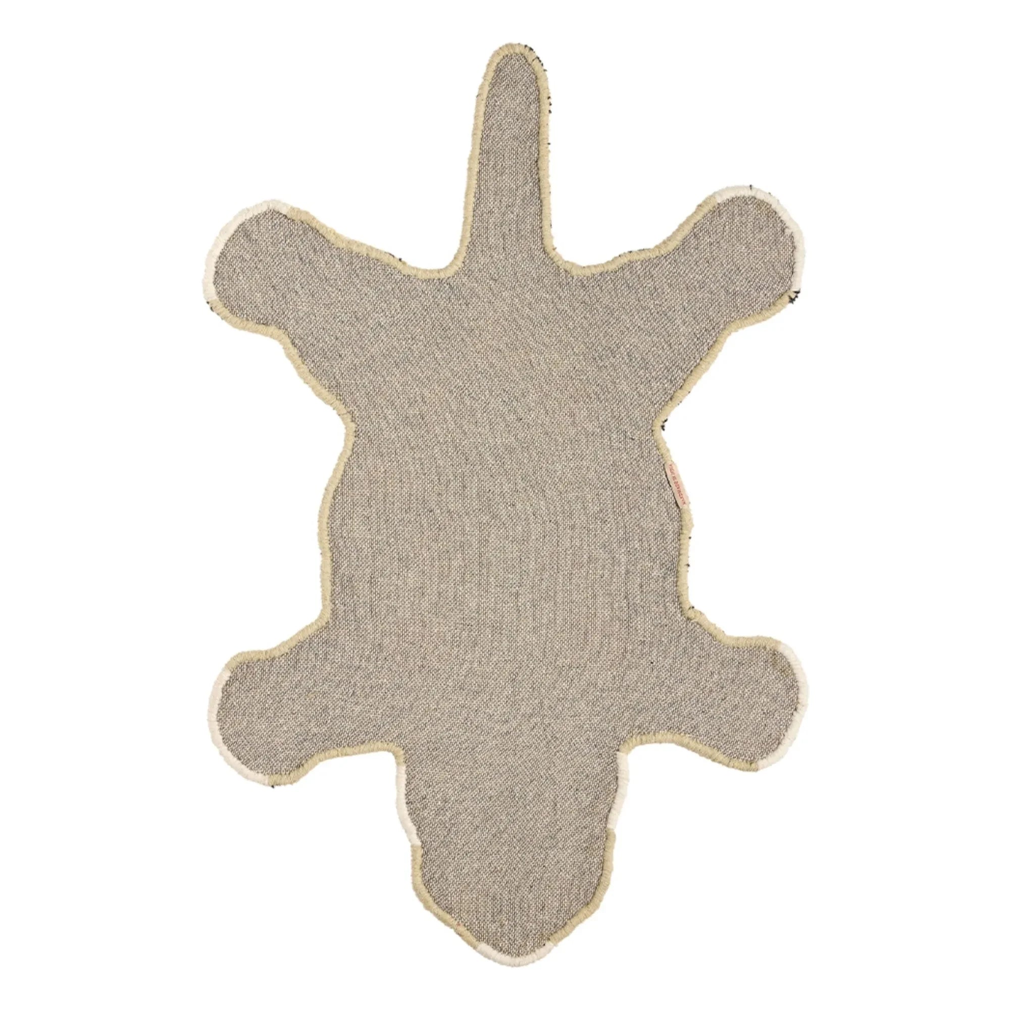 Doing Goods - Alfombra floral con estampado de tigre | Beige