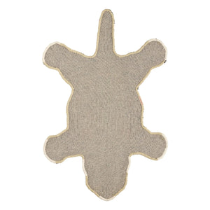Doing Goods - Alfombra floral con estampado de tigre | Beige