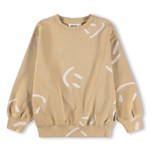 Sudadera Molo - Monti Smiles de algodón orgánico | Beige