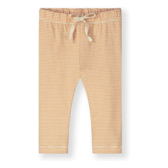 Gray Label - Minileggings a rayas de algodón orgánico | Albaricoque