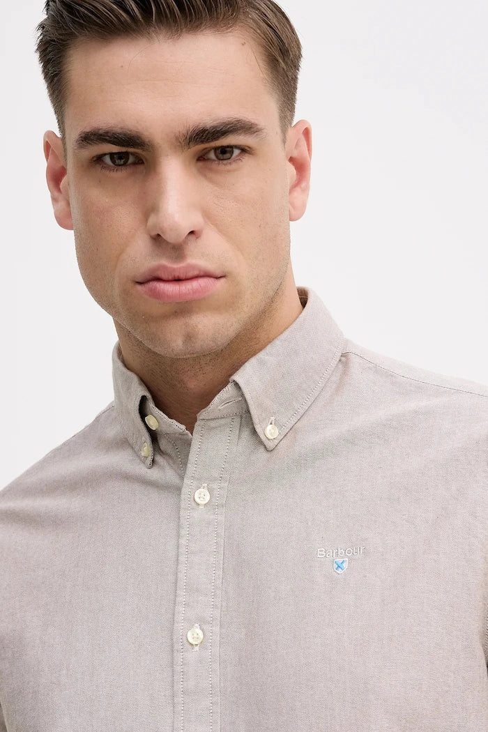 Camisa de algodón Barbour OXTOWN para hombre
