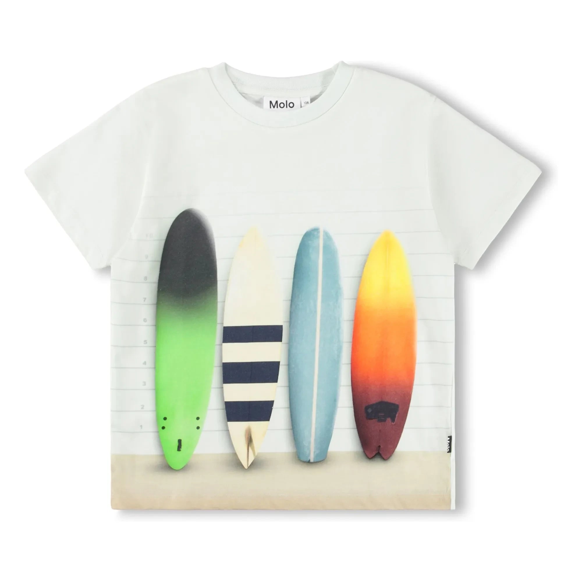 Molo - Riley Camiseta Tablas de surf de algodón orgánico | Azul claro
