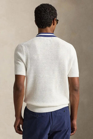 Polo Ralph Lauren pulóver de algodón de manga corta para hombre Wimbledon