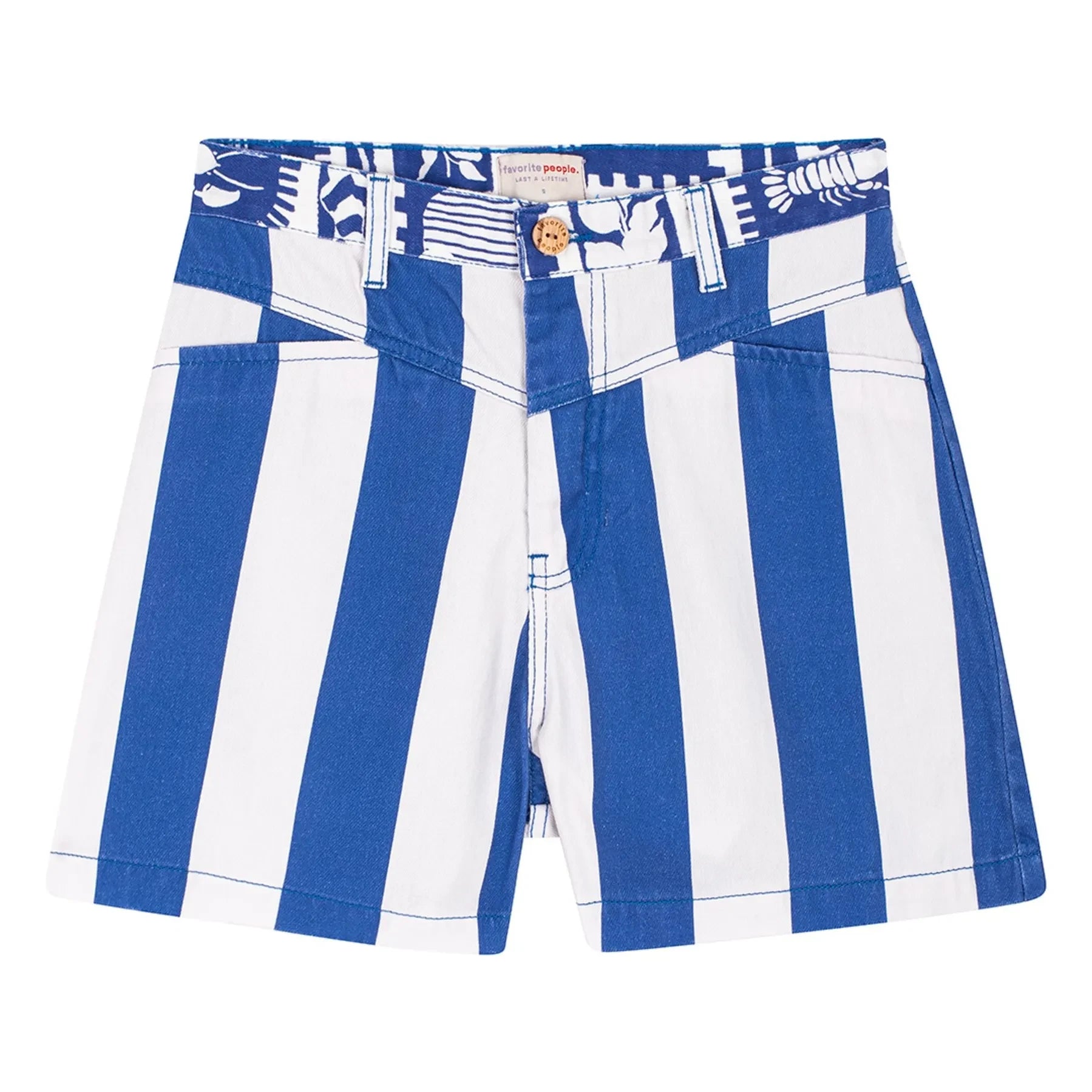 Favorite People - Pantalón Corto a Rayas Positano - Colección de Mujer | Mavi