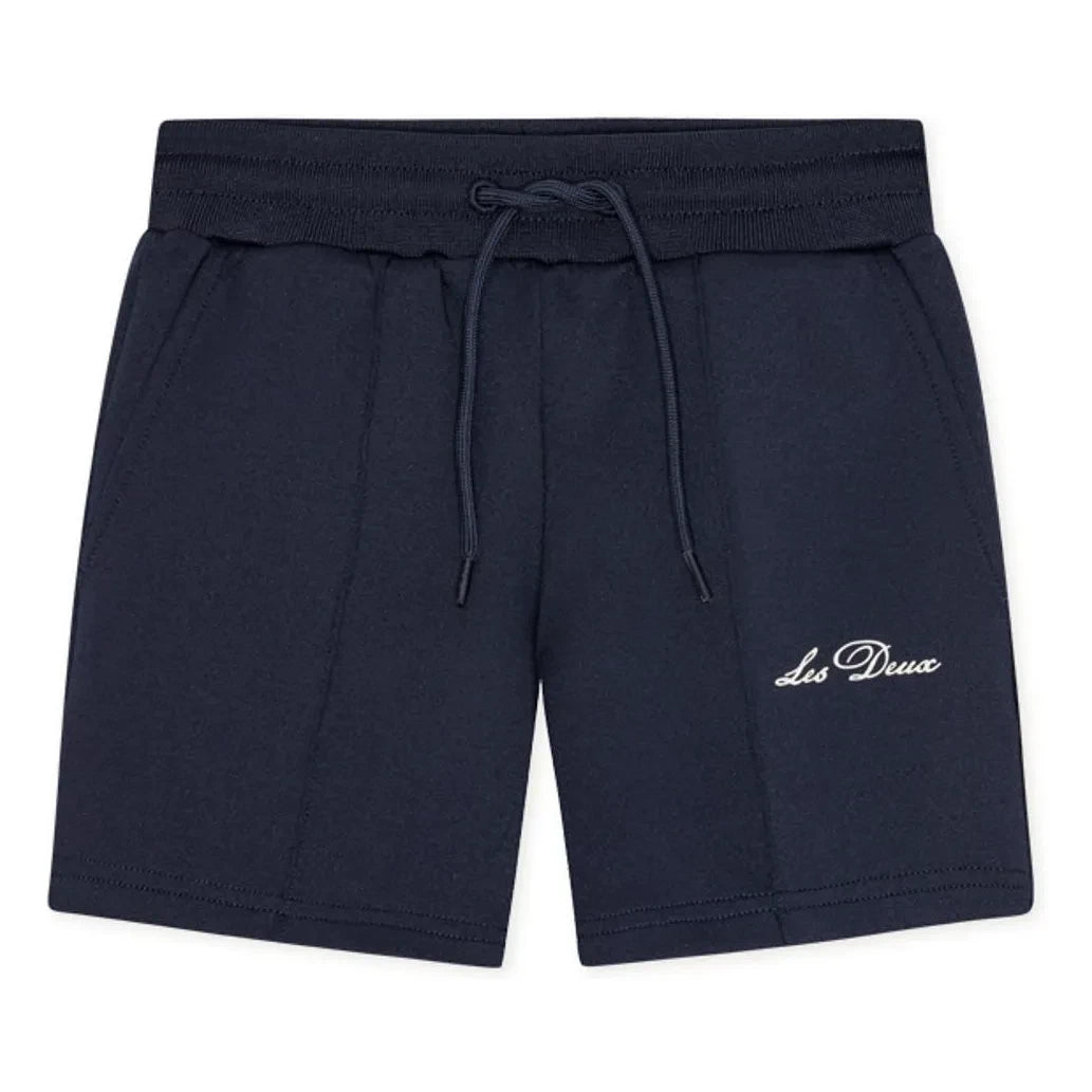 Les Deux - Ballier Crew Jogger Pantalones Cortos | Azul Noche