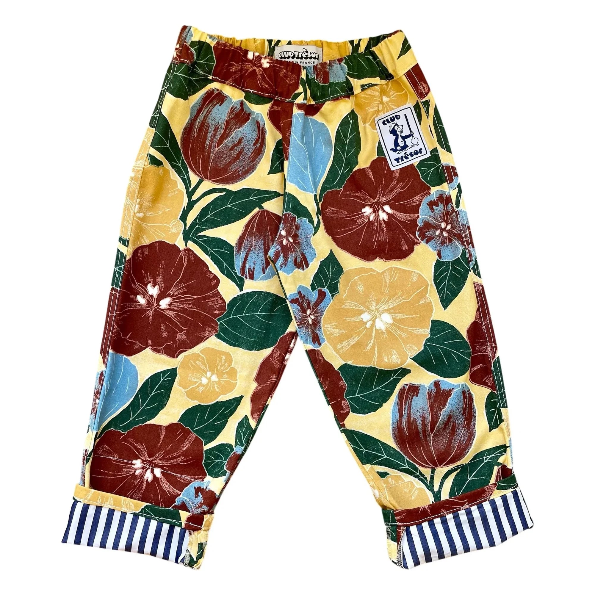 Club Trésor - Tulum Popelina pantalón | Amarillo