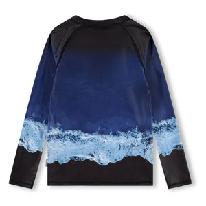 Camiseta de protección UV Molo - Noble Vagues Fibras recicladas | Azul marino