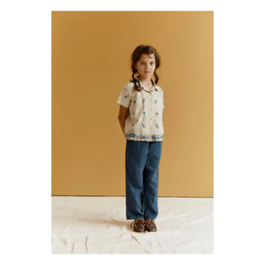 Caramel - Camisa Bambú Paisley | Crudo