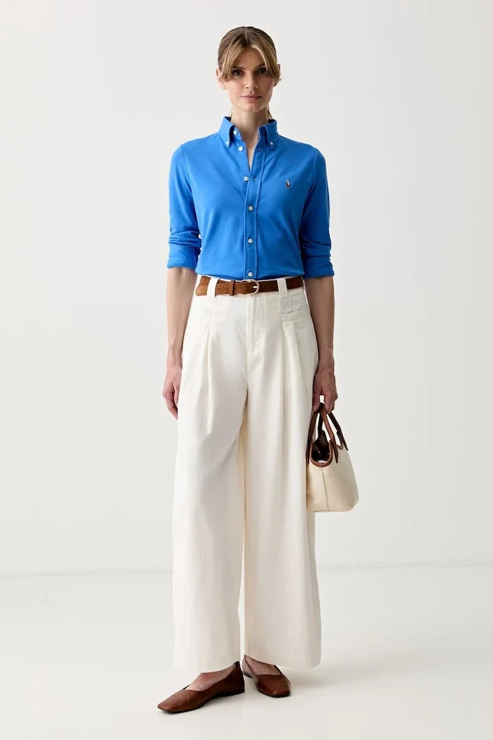 Camisa Oxford de algodón Polo Ralph Lauren para mujer