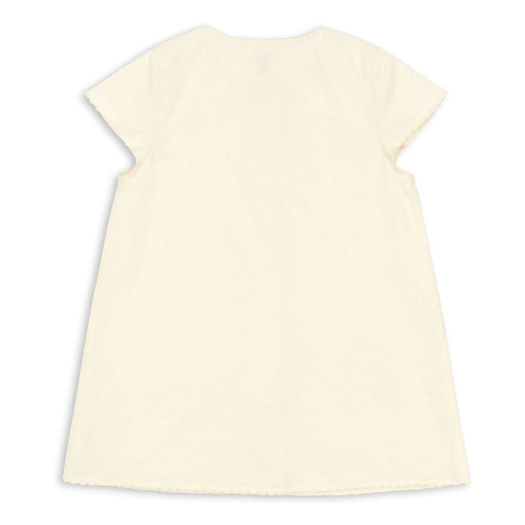 Konges Sløjd - Vestido de algodón orgánico Evia Cerises | Crema