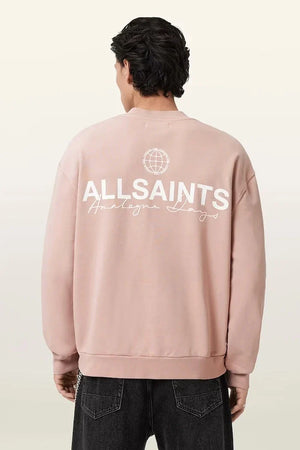 Sudadera de algodón con emblema AllSaints