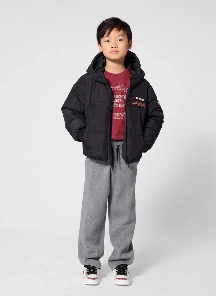 Zadig & Voltaire - Abrigo acolchado con badge Zadig et Voltaire | Negro