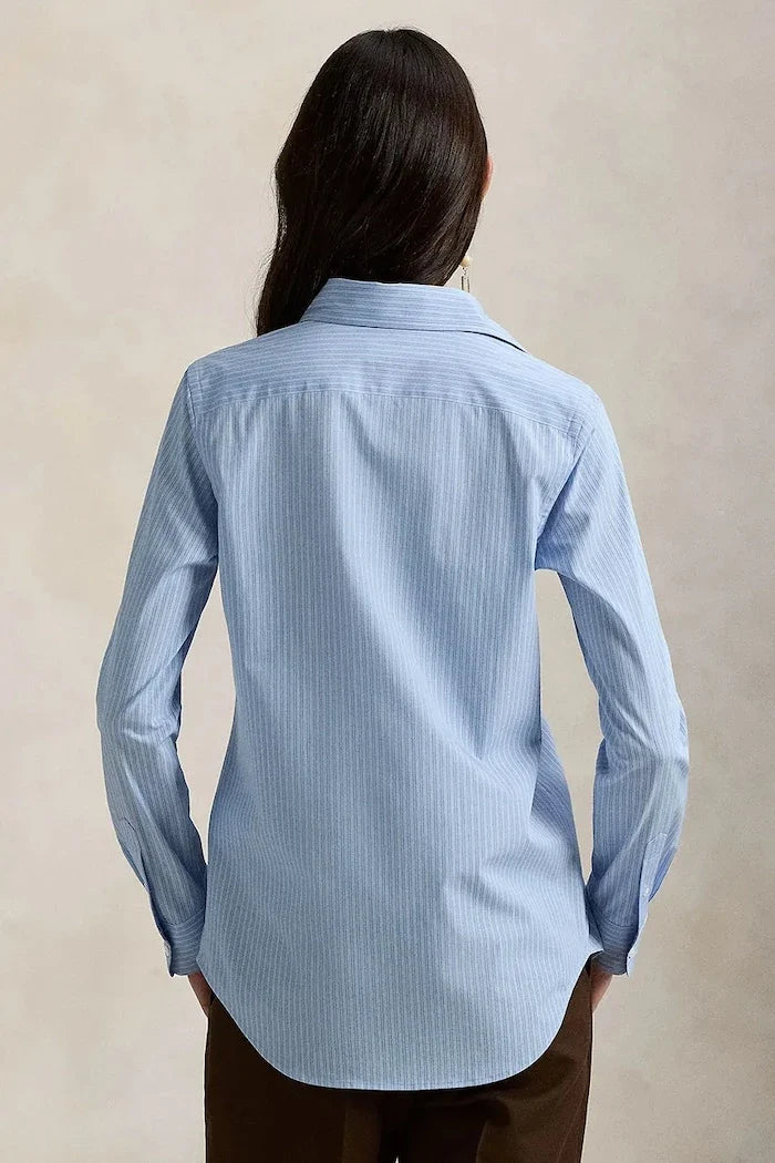 Camisa de algodón con elastano Polo Ralph Lauren para mujer
