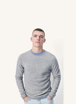 American Vintage - Ducksbay Suéter de Lana y Cachemira | Gris jaspeado