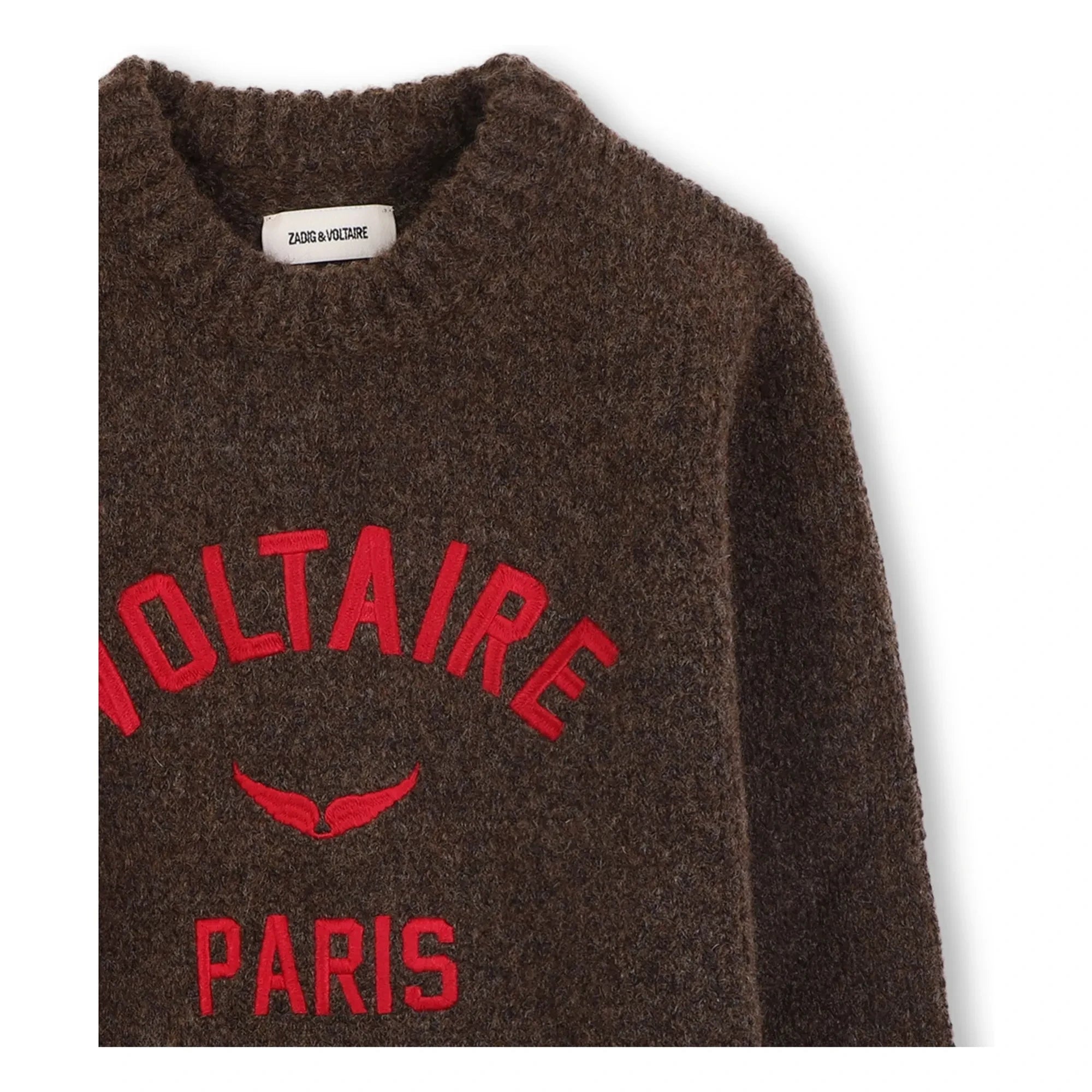 Zadig & Voltaire - Jersey de lana Voltaire Paris | Marrón