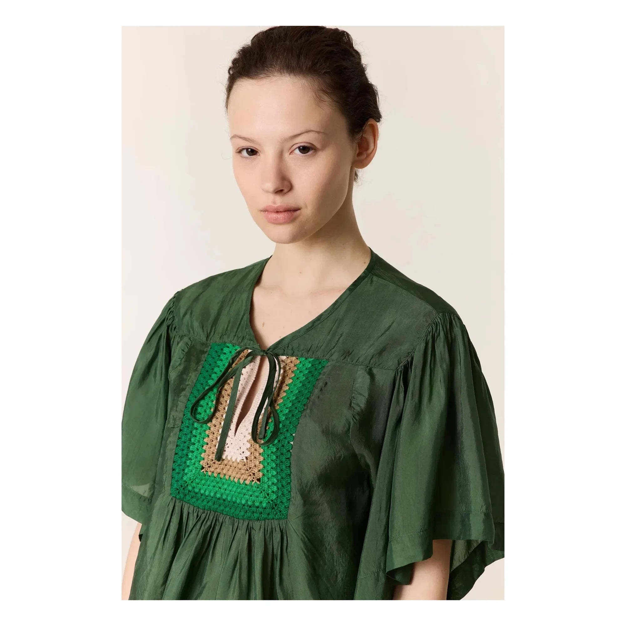 Leon & Harper - Top de punto Cocto | Verde