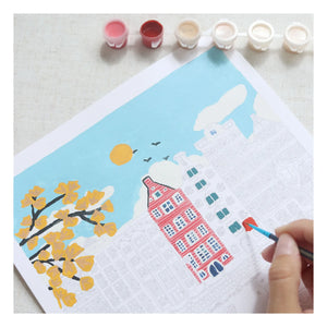 La Petite Épicerie - Kit de pintura por números - Ámsterdam