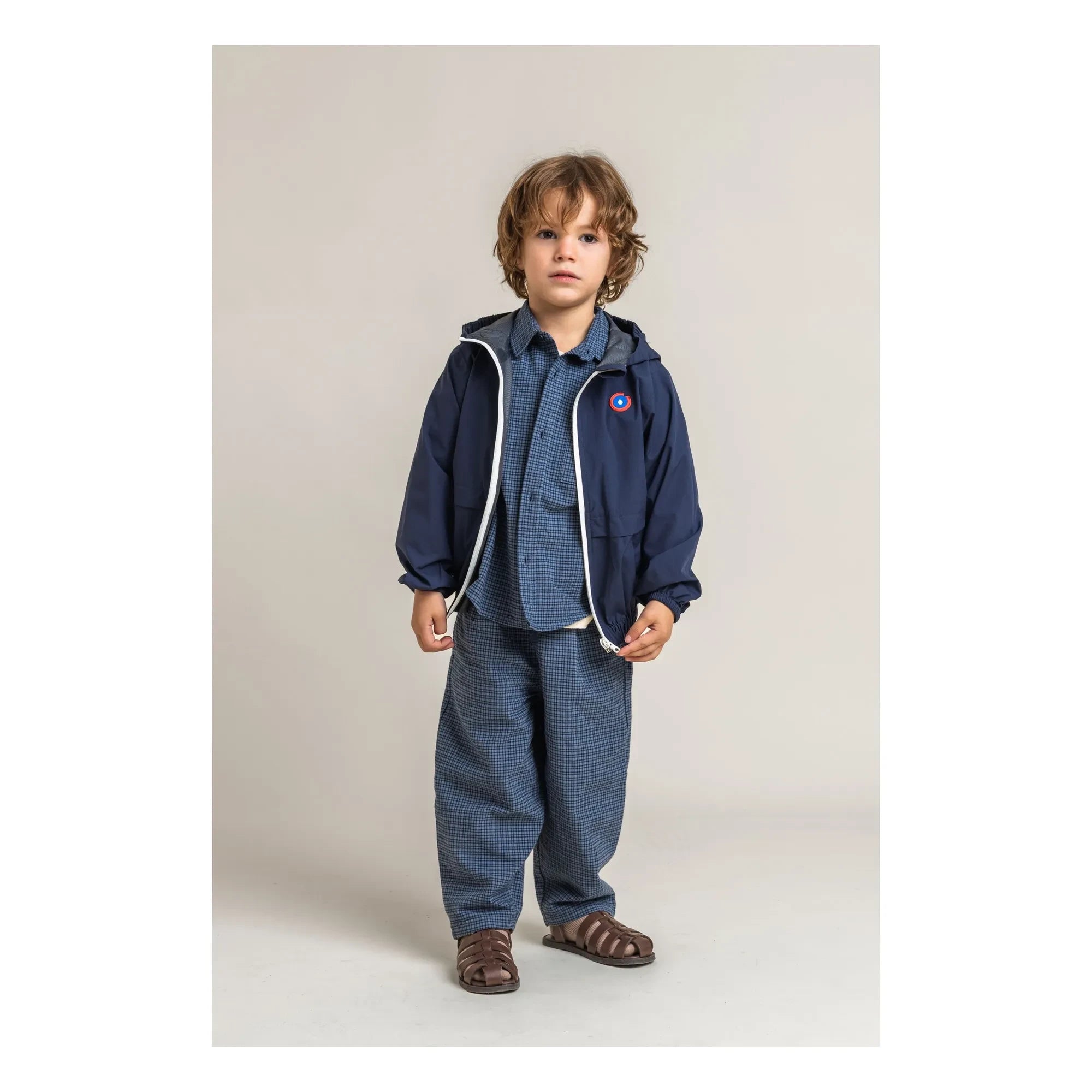 Flotte - Cortavientos impermeable Bastille Fibra Reciclada | Azul Oscuro