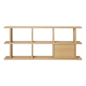 Ferm Living - Módulo de madera para estantería Kona | Roble claro