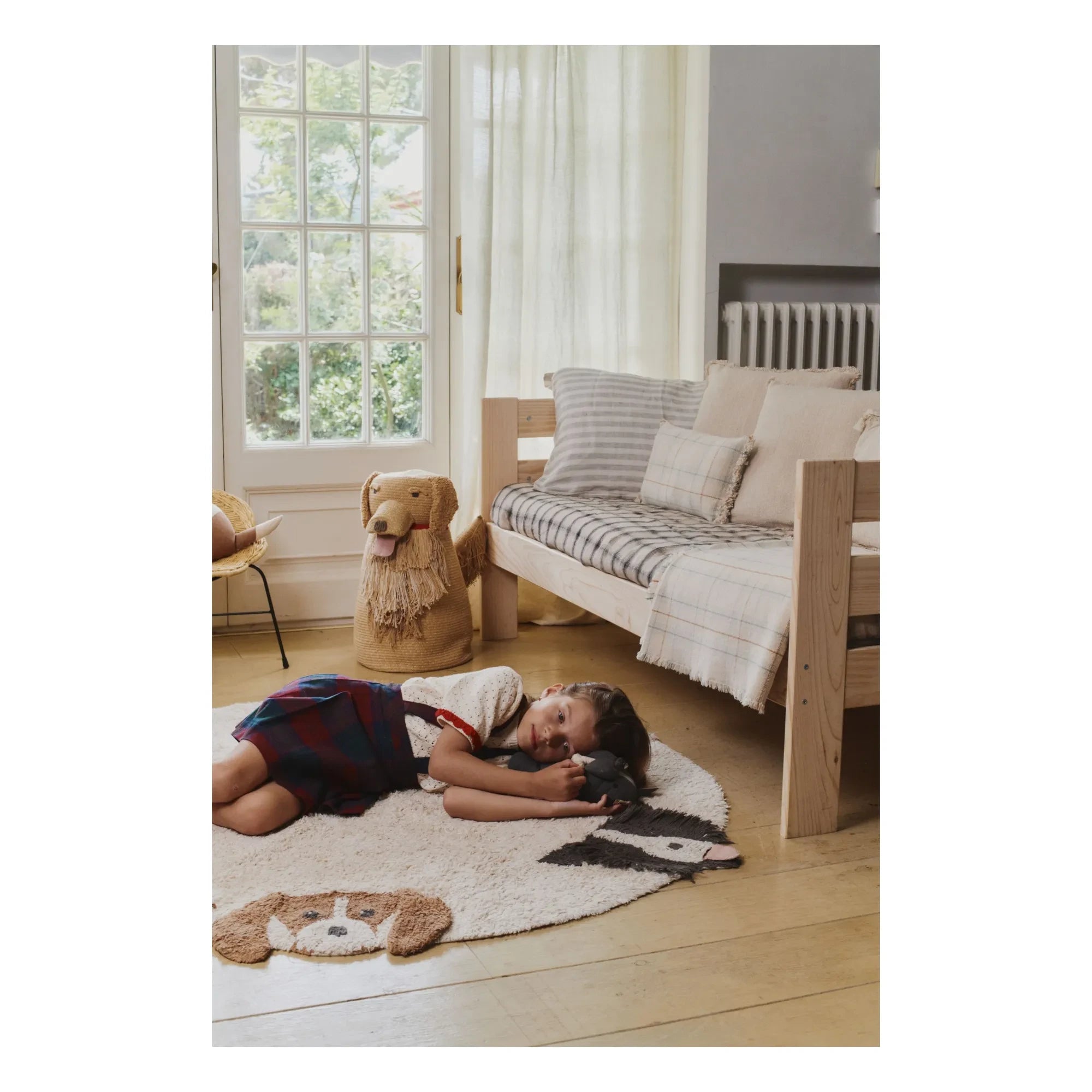 Lorena Canals - Cesta de almacenaje Luna | Beige