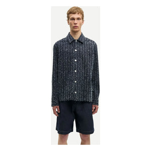 Samsoe Samsoe - Sobrecamisa de algodón Sacastor | Gris oscuro
