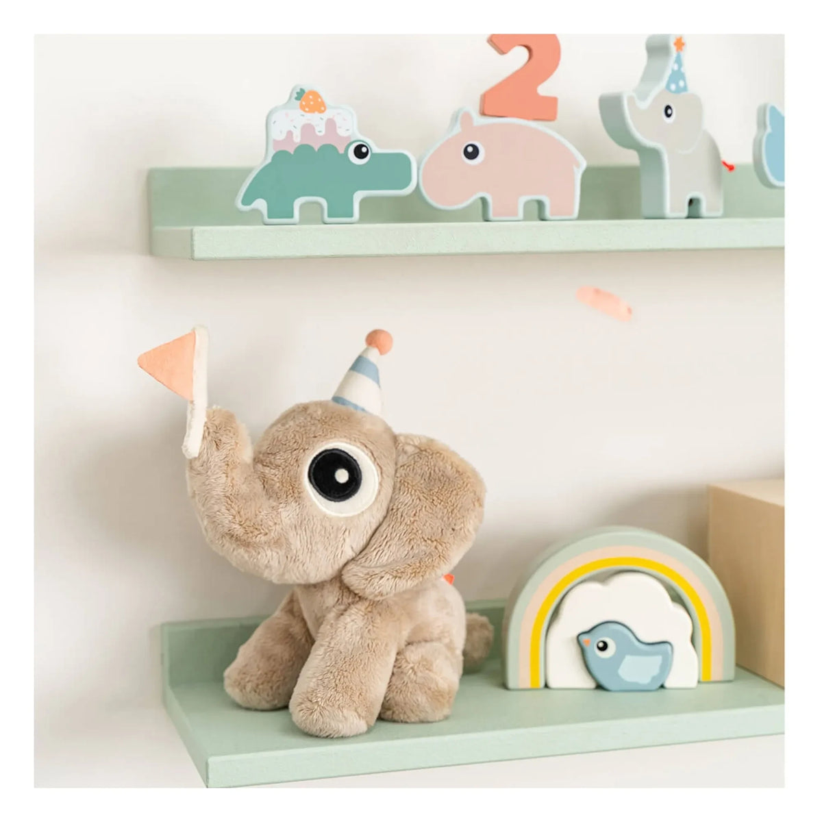 Done by deer - Set de cajas de almacenaje de peluche Elphee | Arena