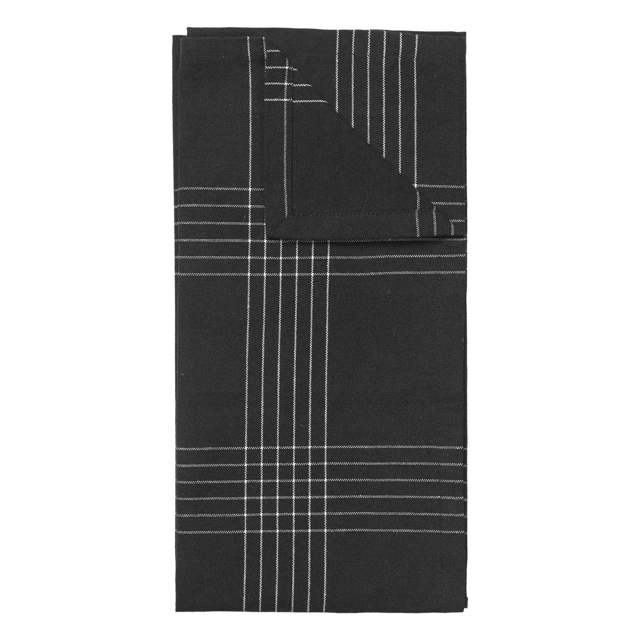 Broste Copenhagen - Paños de cocina Rud - Juego de 2 | Negro