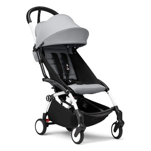 Stokke® - Cochecito YOYO³ completo 0+ y 6+ Chasis blanco | Piedra