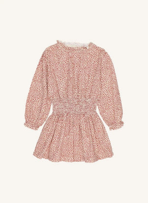 Búho - Büzgülü Smock Elbise | Bordo