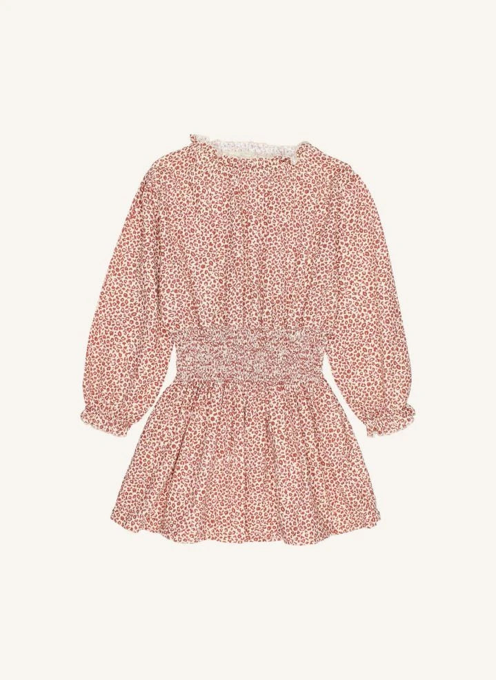 Búho - Büzgülü Smock Elbise | Bordo