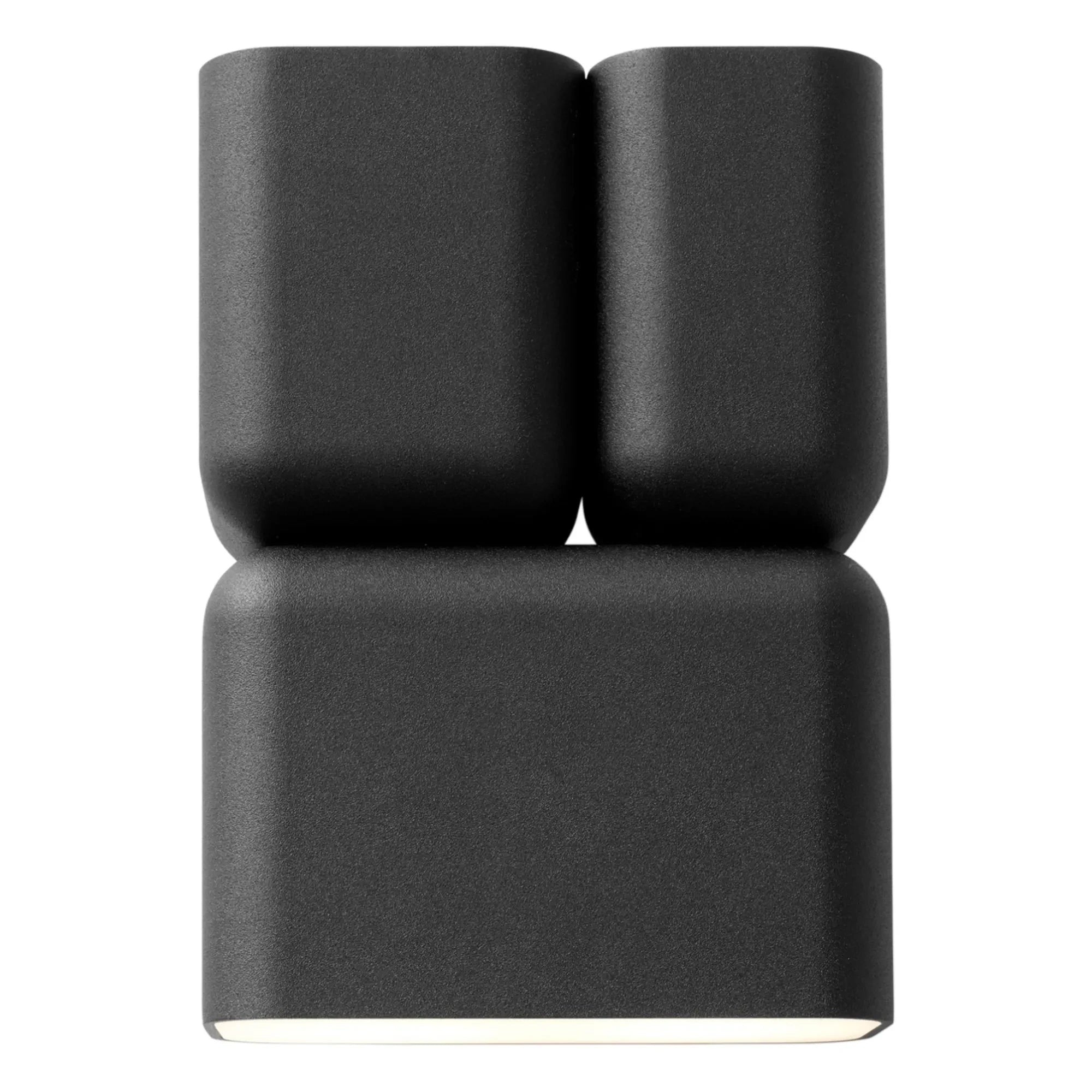 & Tradición - Lámpara de pared metálica Tabata LN10 | Negro