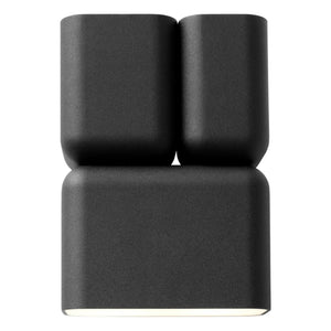& Tradición - Lámpara de pared metálica Tabata LN10 | Negro