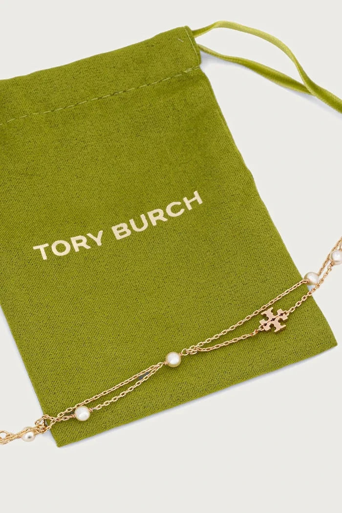 Tory Burch Pulsera Moondance Chapada en Oro para Mujer