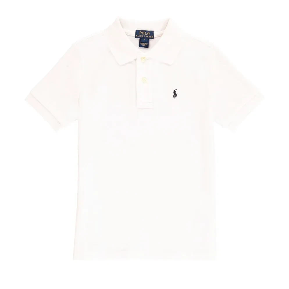 Ralph Lauren - Polo Clásico de Malla | Blanco