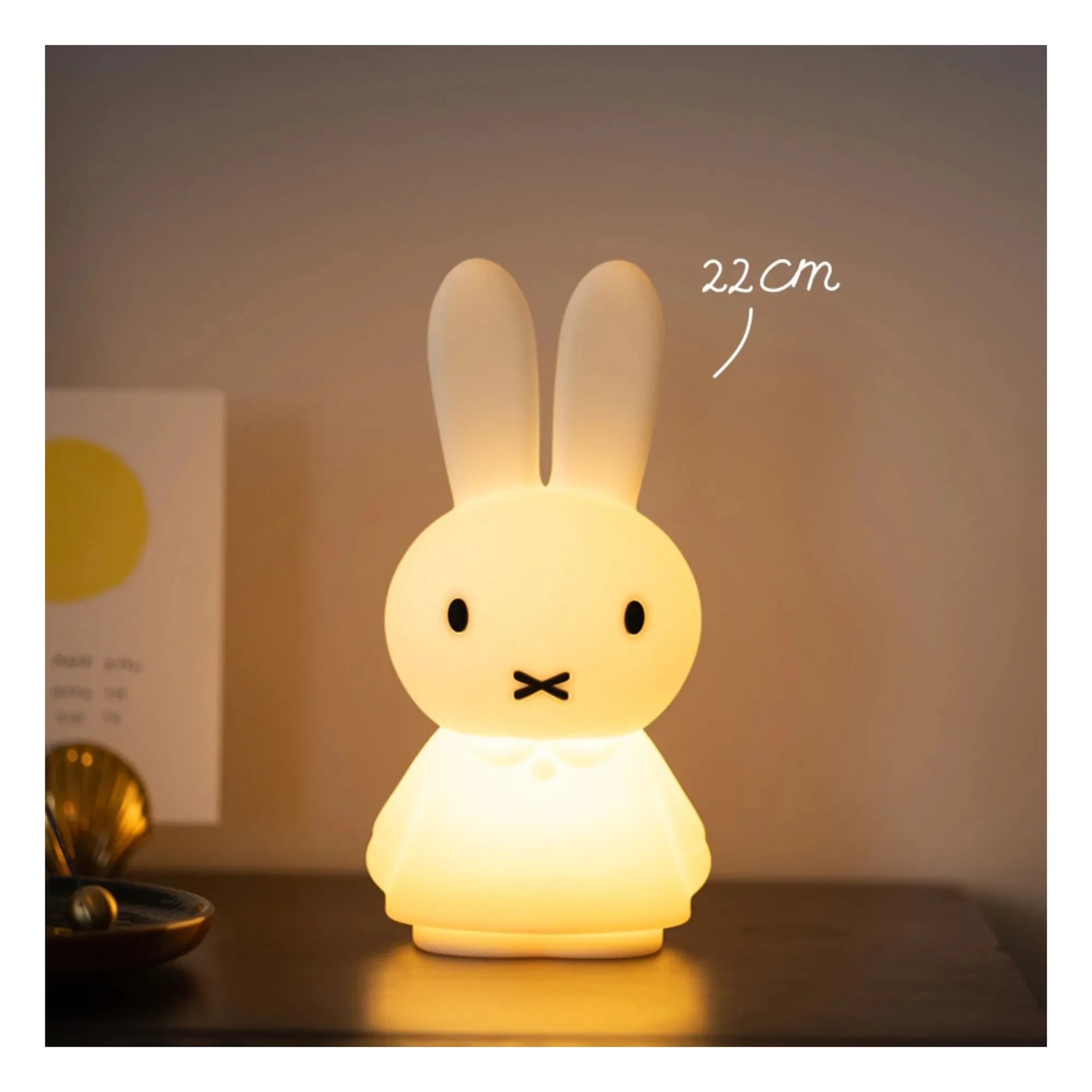 Mr Maria - Lámpara de noche táctil Miffy | Blanca