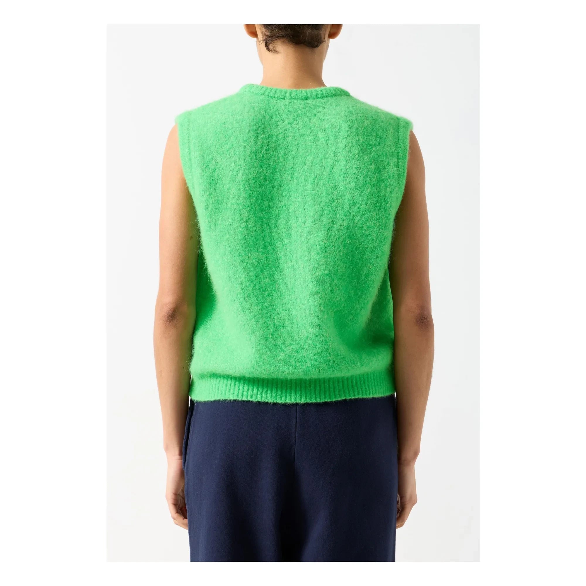 American Vintage - Vitow Jersey de Lana sin Mangas | Verde