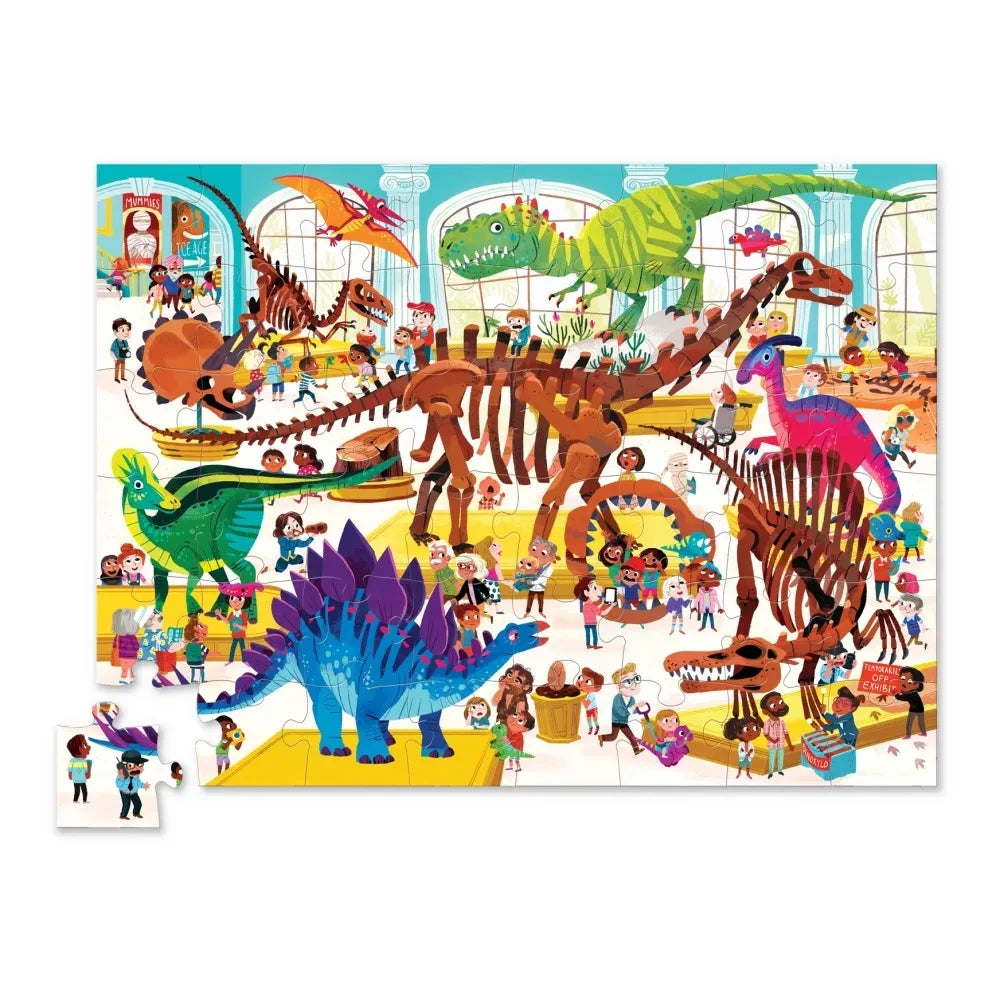 Crocodile Creek - "Un día en el Museo de Historia" - 48 piezas | Azul