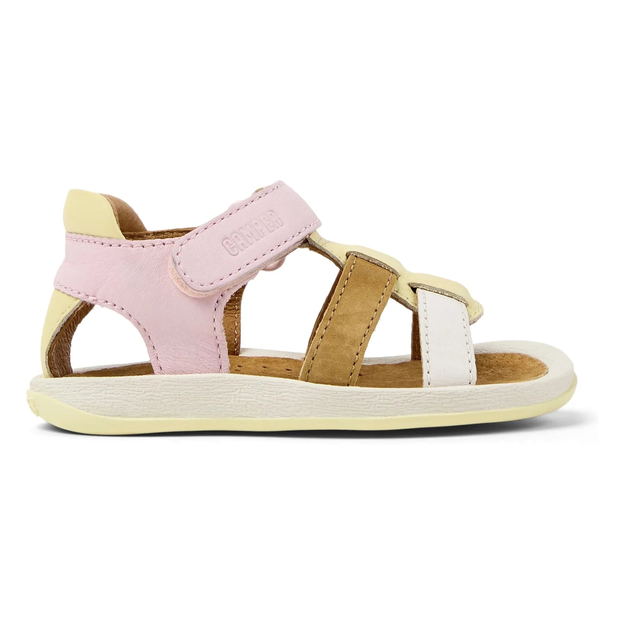 Camper - Sandalias de bebé Bicho con bloques de color | Rosa