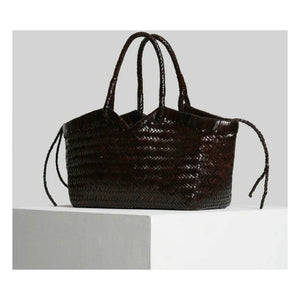 Vipera - Bolso tote Crudelia de piel | Chocolate