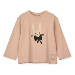 Liewood - Camiseta de Algodón Orgánico Apia Rabbit | Rosa