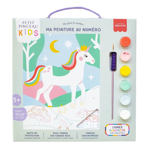 La Petite Épicerie - Pintura por números para niños - Unicornio y Piou