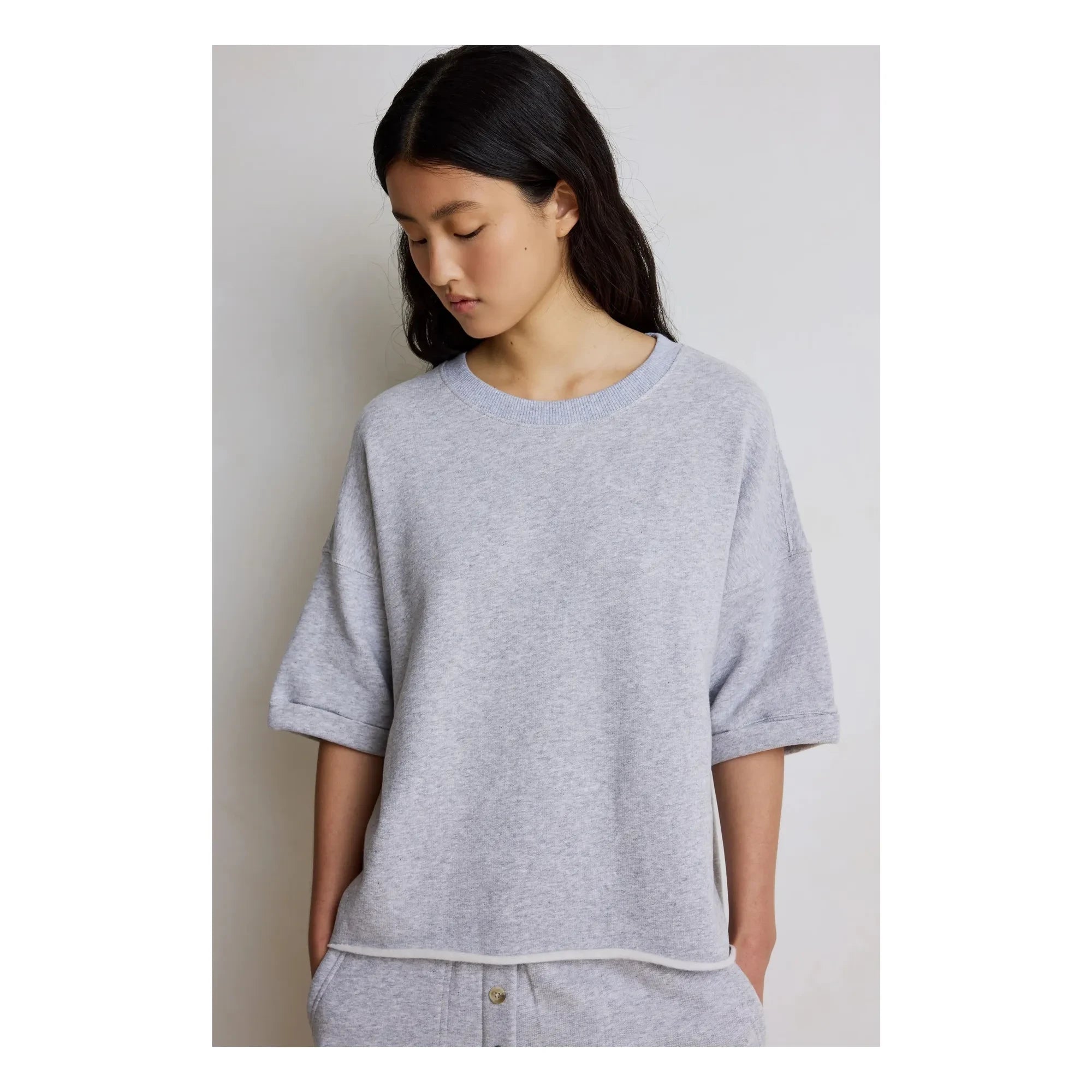 Hod - Sudadera Solange de algodón | Gris