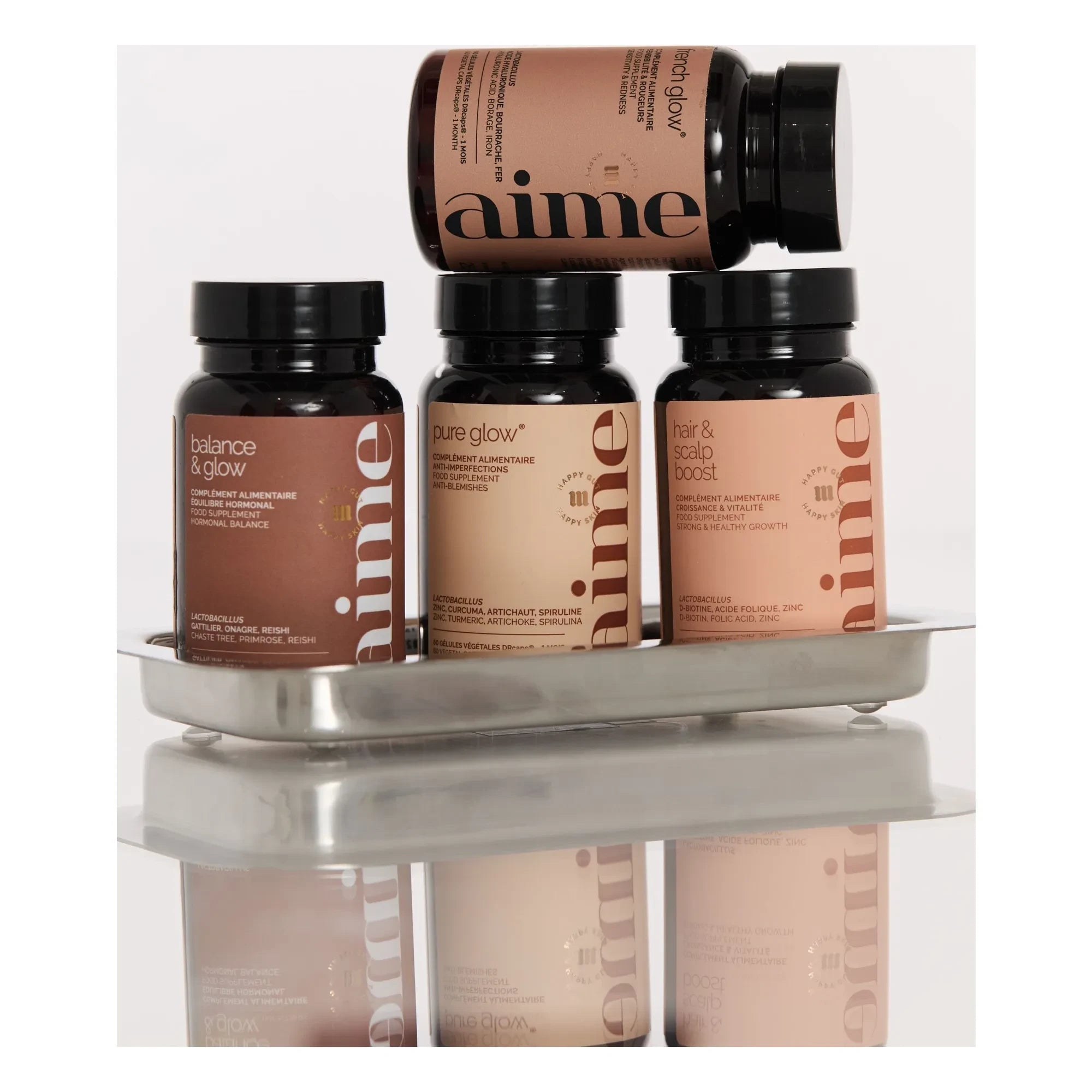 AIME - Suplemento alimenticio Balance & Glow - 60 cápsulas