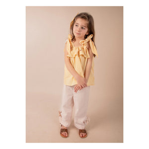 Loir - Blusa Castille de Vichy Cereza | Amarillo